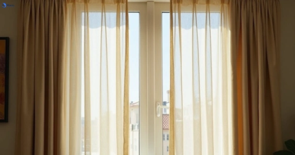 Dull dusty drapes in riverview-nsw before professional cleaning